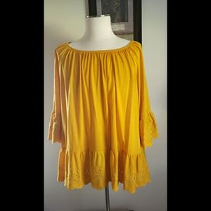 NWT Fever 3X Peasant Top